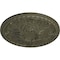 Ekena Millwork Tristan Ceiling Medallion (Fits Canopies up to 6 1/4"), Hnd-Painted Witch Hazel, 32 3/8"OD x 3 1/2"P CM32TNWHF - alternate 4